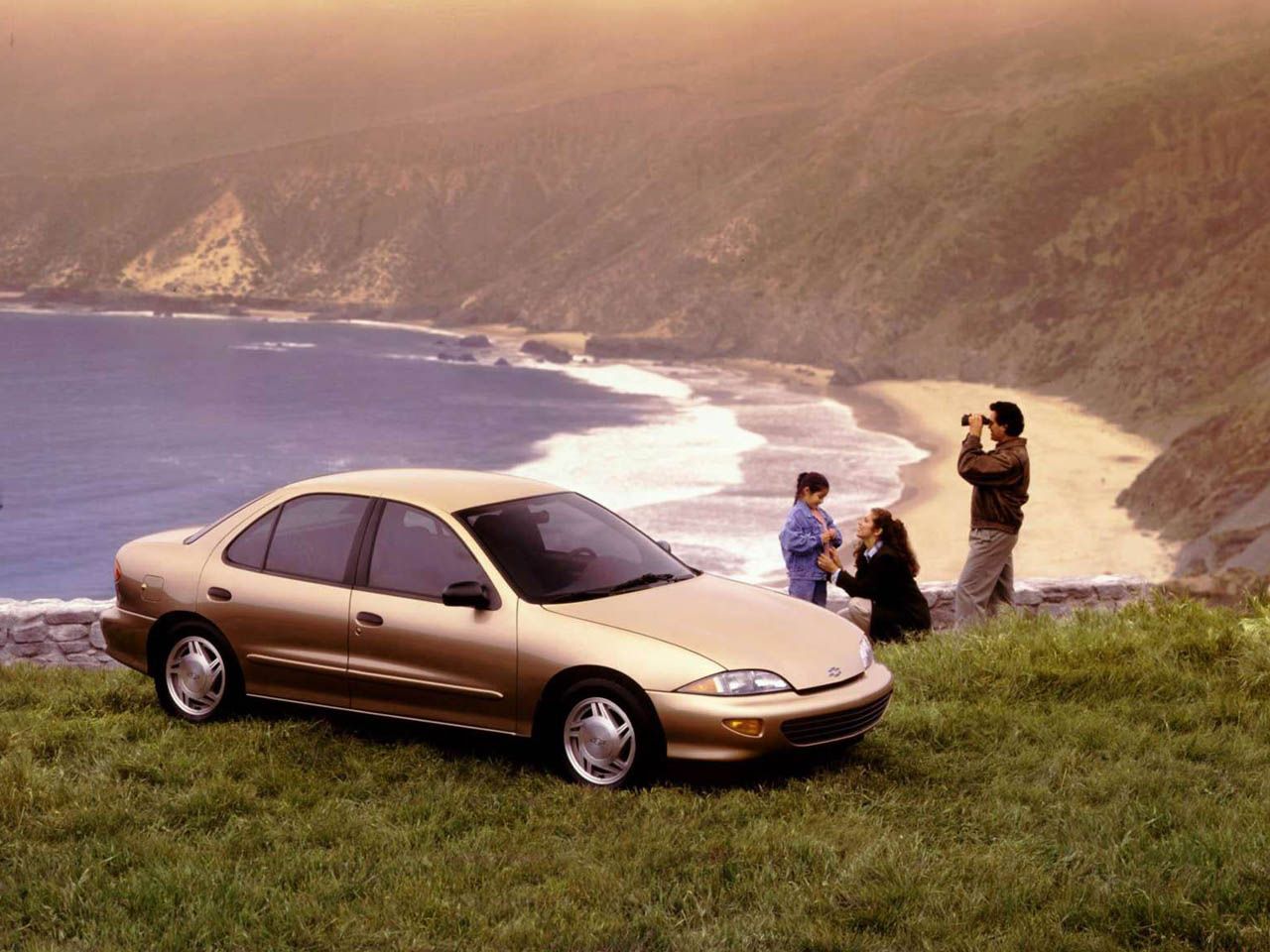Chevrolet Cavalier 1999 Bronze Beach View Wallpaper 1280x960