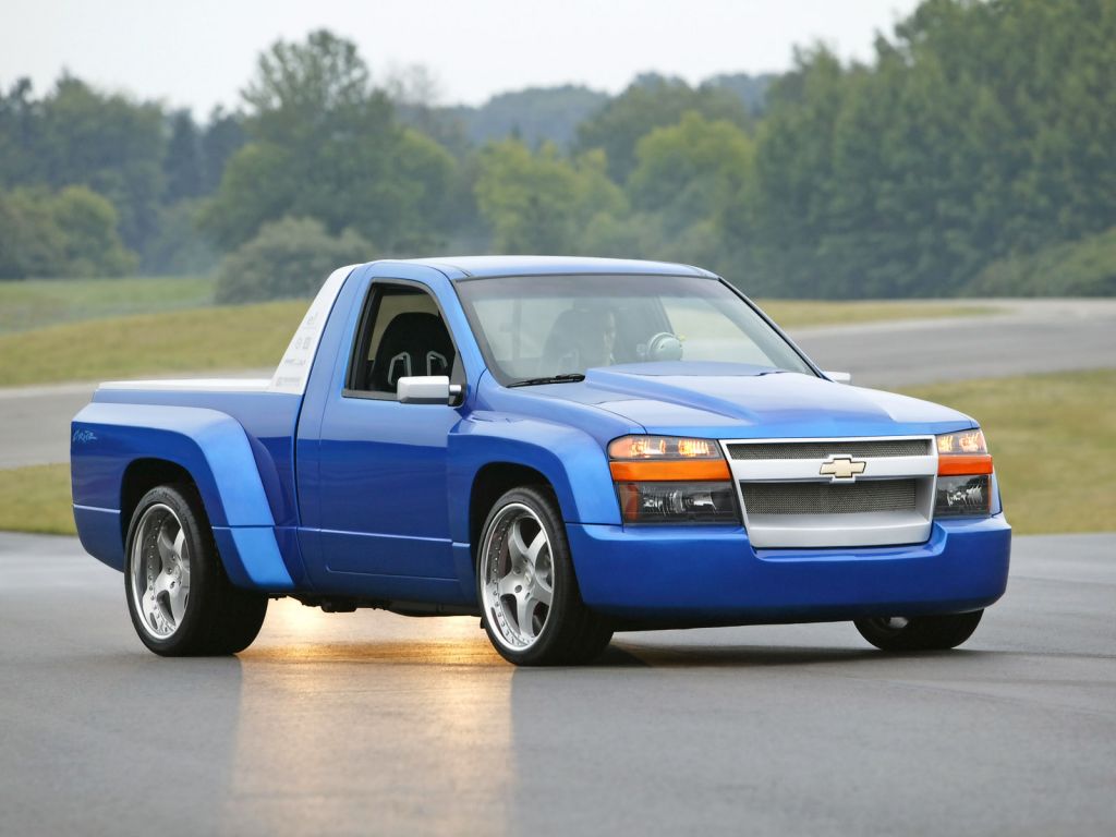 Chevrolet Colorado Blue Modified Wallpaper 1024x768